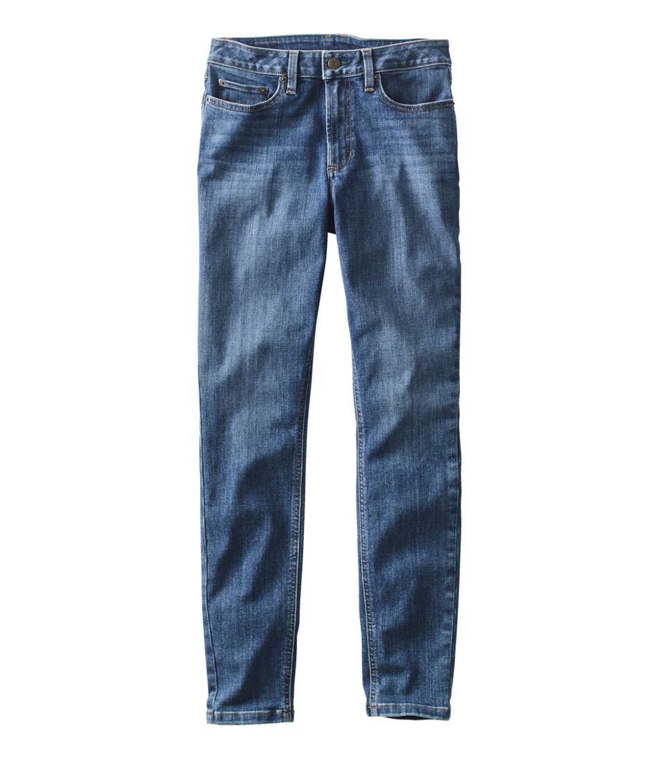 Women's BeanFlex® Jeans, High-Rise Slim-Leg Ankle | L.L.Bean Signature
