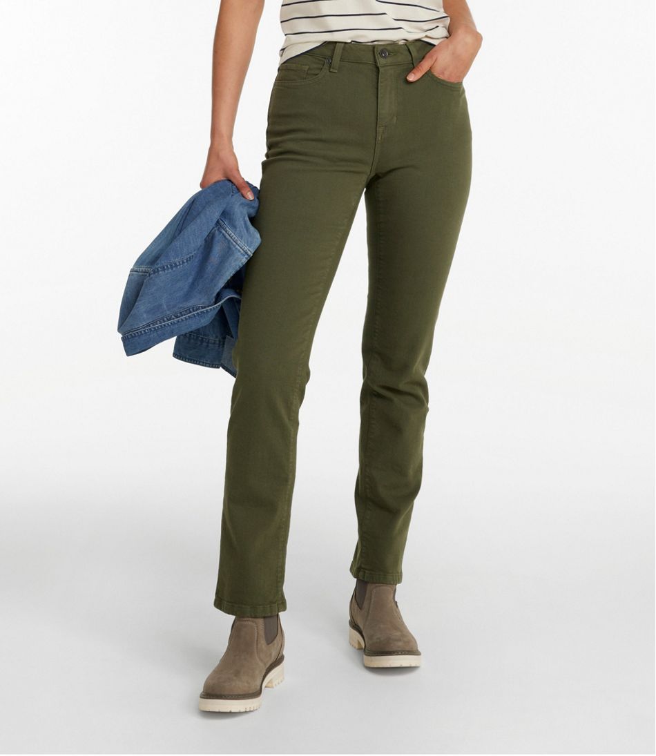 Women's True Shape Jeans, High-Rise Straight-Leg Colors | L.L.Bean Everyday