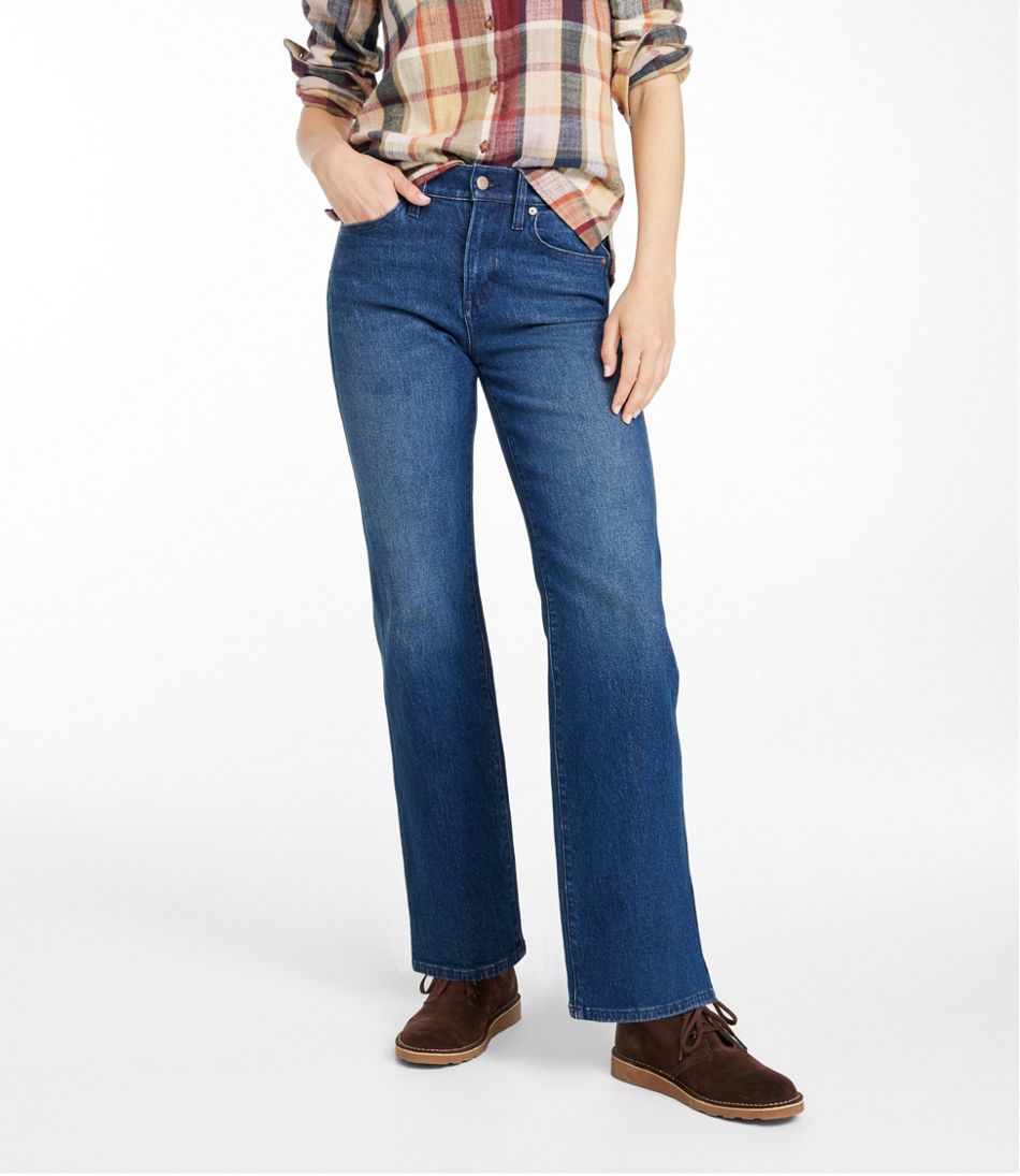 Women's Signature Original Jeans, High-Rise Straight-Leg | L.L.Bean Great Value