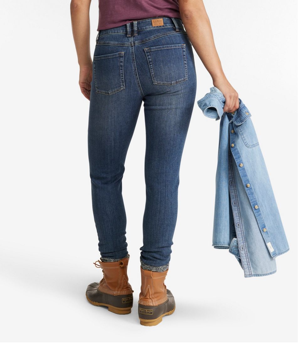 Women's BeanFlex® Jeans, Mid-Rise Skinny-Leg | L.L.Bean Latest