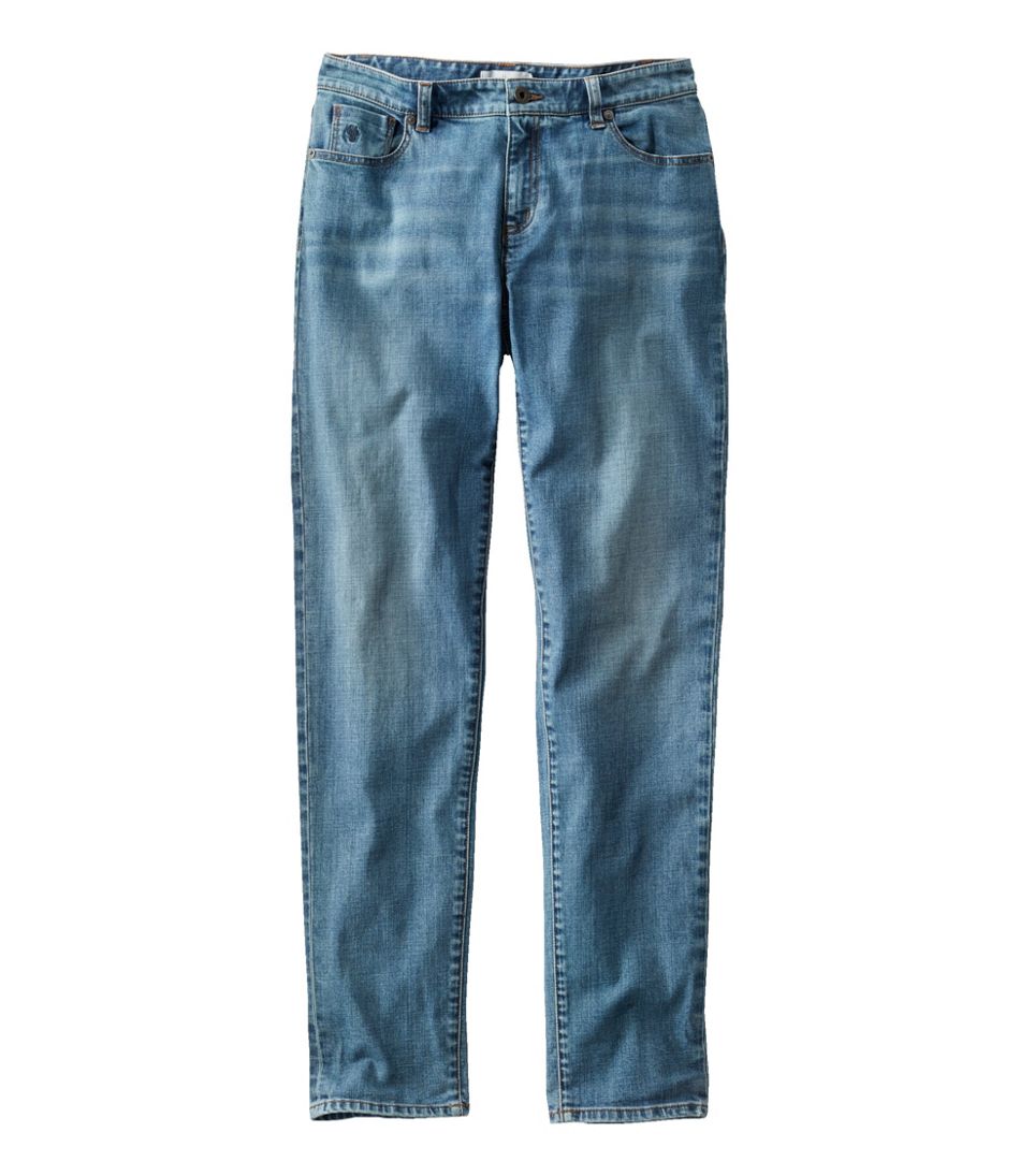Women's Signature Organic Denim Boyfriend Jeans, Low-Rise Straight-Leg | L.L.Bean Featured