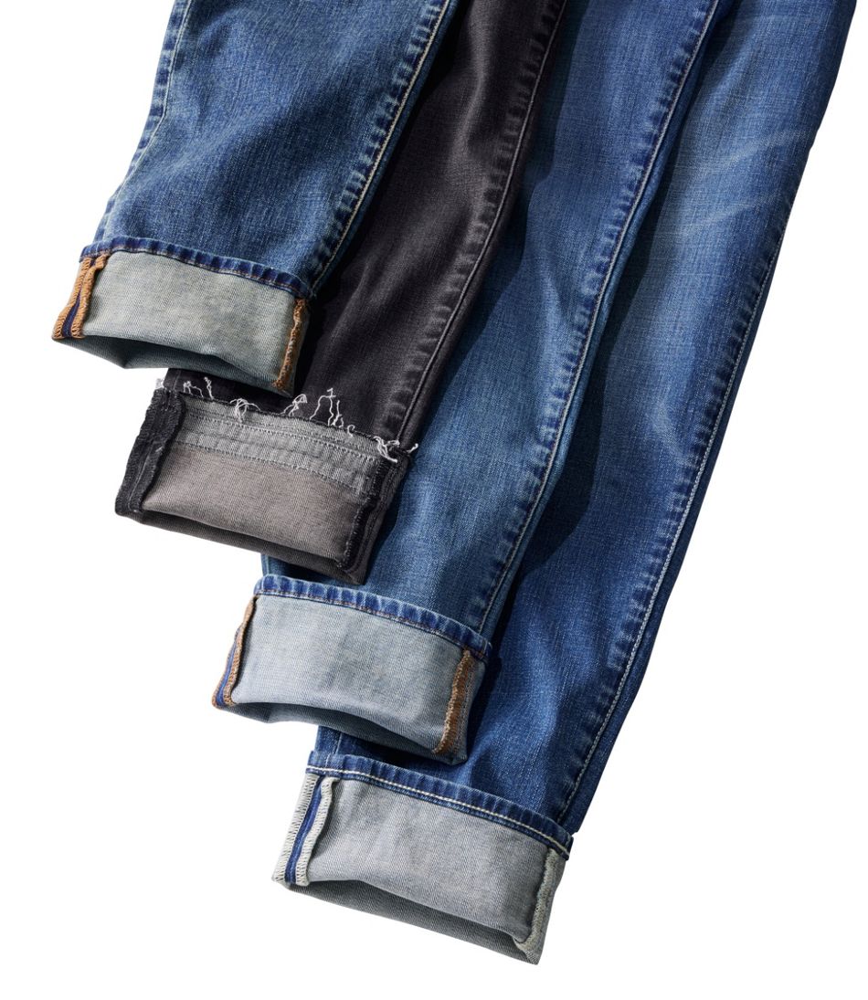 Women's Signature Organic Denim Boyfriend Jeans, Low-Rise Straight-Leg | L.L.Bean Featured