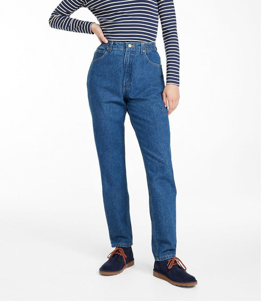 Women's Double L® Jeans, Ultra High-Rise Comfort Waist Tapered Leg | L.L.Bean Trending