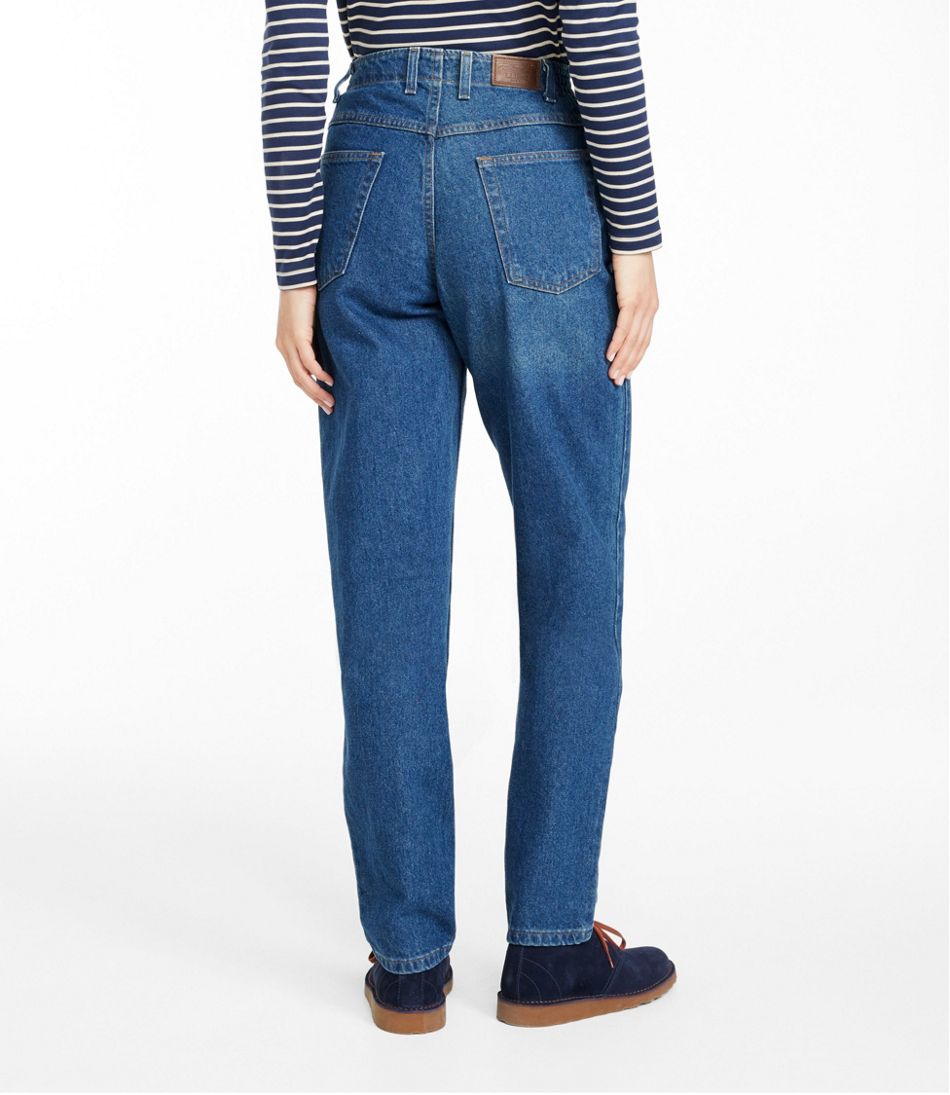 Women's Double L® Jeans, Ultra High-Rise Comfort Waist Tapered Leg | L.L.Bean Trending