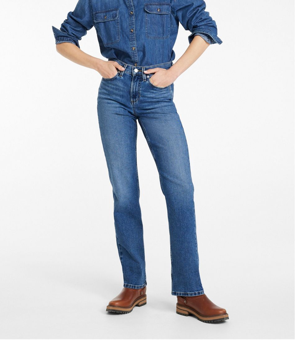 Women's 207 Vintage Jeans, High-Rise Straight-Leg | L.L.Bean Best Seller
