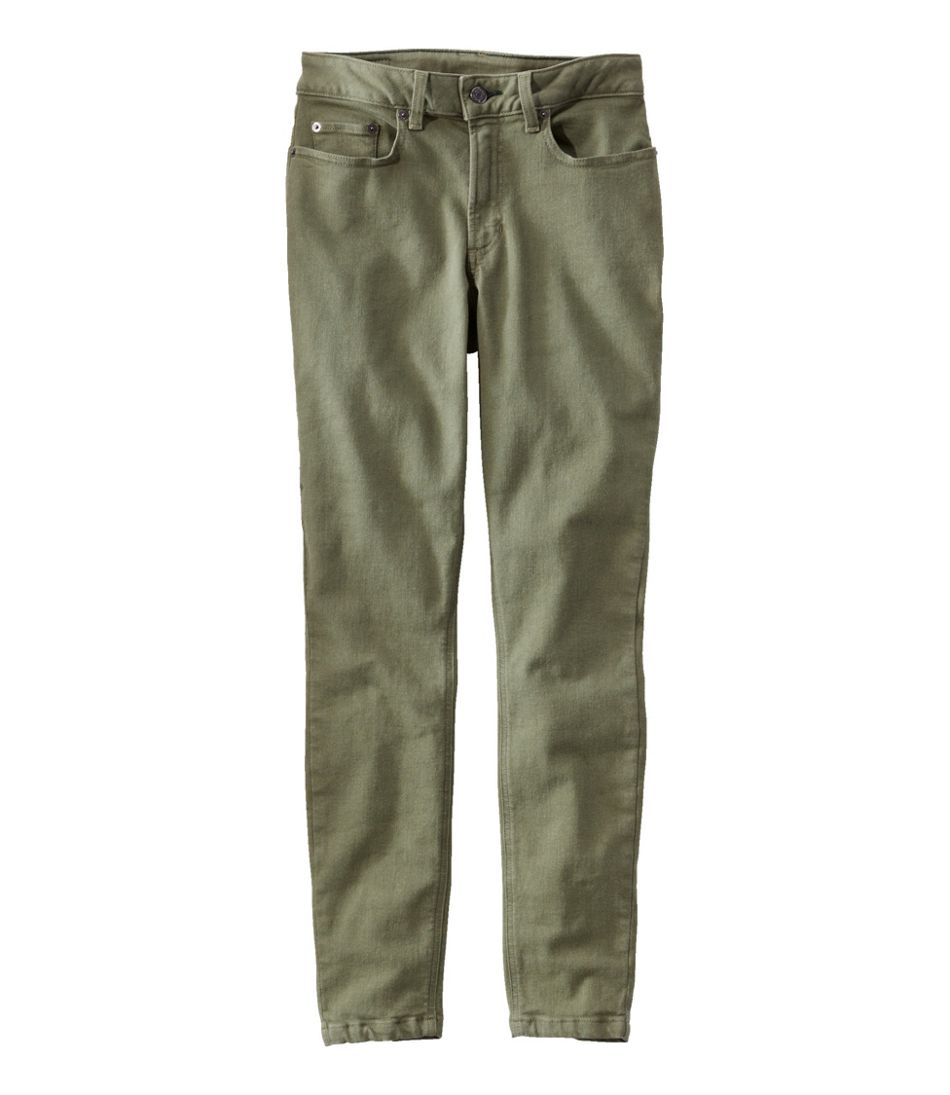 Women's BeanFlex®Jeans, High-Rise Slim-Leg Ankle Color | L.L.Bean Exclusive