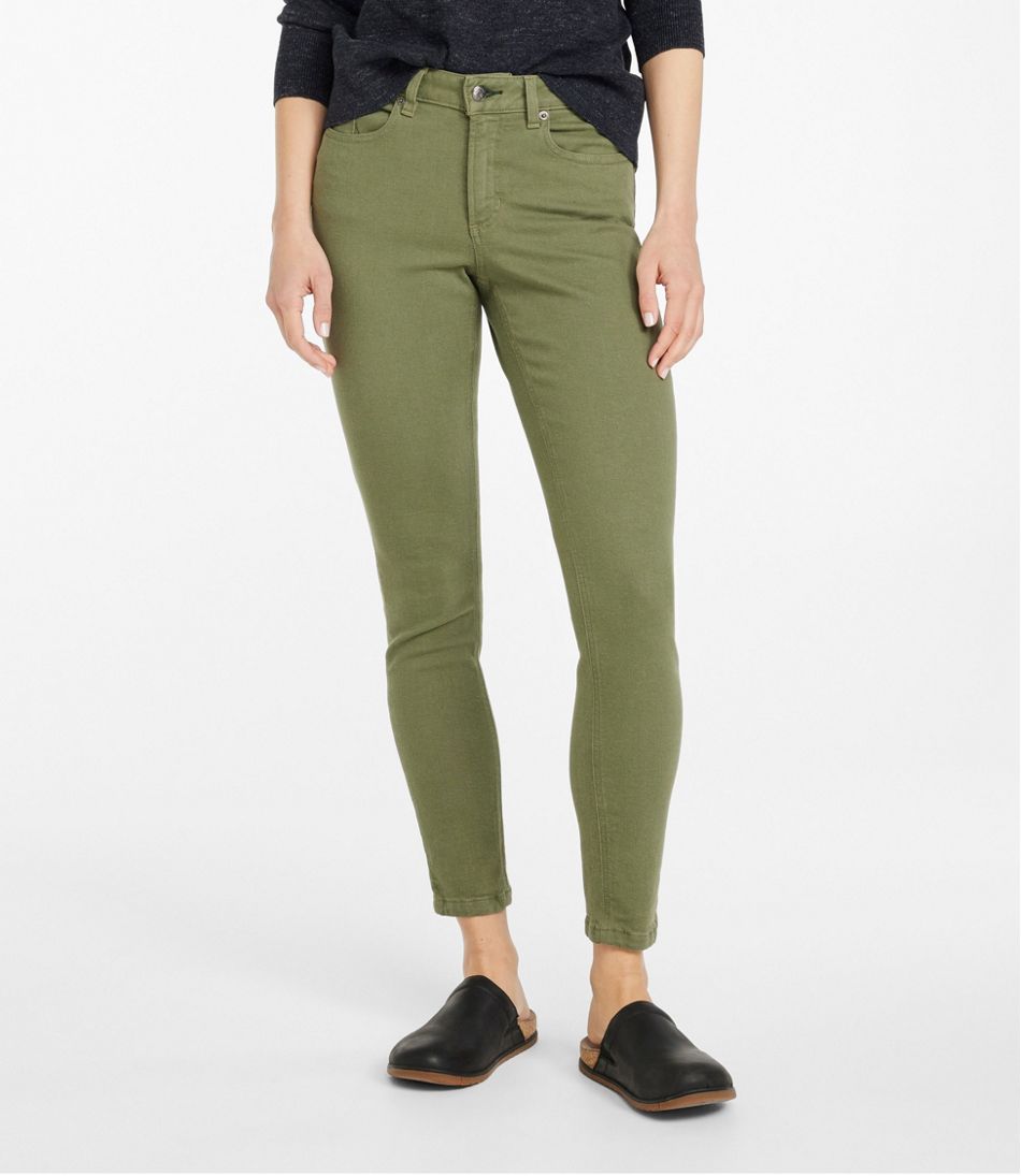 Women's BeanFlex®Jeans, High-Rise Slim-Leg Ankle Color | L.L.Bean Exclusive