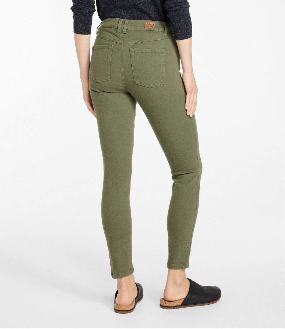 Women's BeanFlex®Jeans, High-Rise Slim-Leg Ankle Color | L.L.Bean Exclusive