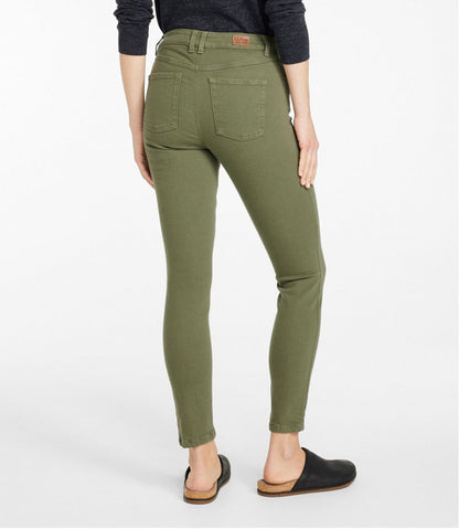 Women's BeanFlex®Jeans, High-Rise Slim-Leg Ankle Color | L.L.Bean Exclusive