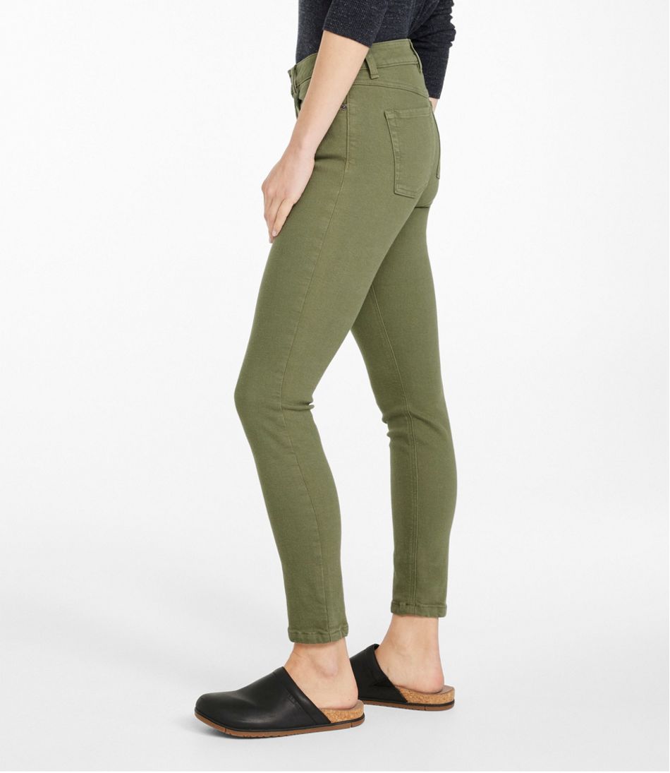 Women's BeanFlex®Jeans, High-Rise Slim-Leg Ankle Color | L.L.Bean Exclusive