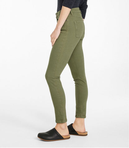Women's BeanFlex®Jeans, High-Rise Slim-Leg Ankle Color | L.L.Bean Exclusive