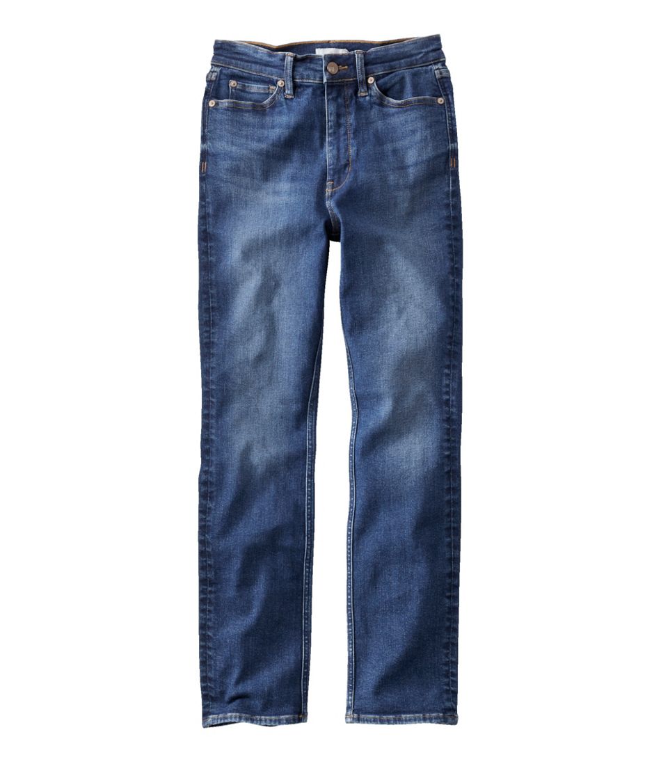 Women's Signature Super Stretch Jeans, High-Rise Skinny-Leg Ankle | L.L.Bean Classic