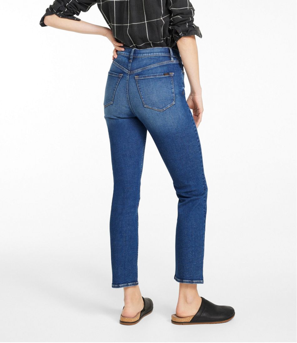 Women's Signature Super Stretch Jeans, High-Rise Skinny-Leg Ankle | L.L.Bean Classic