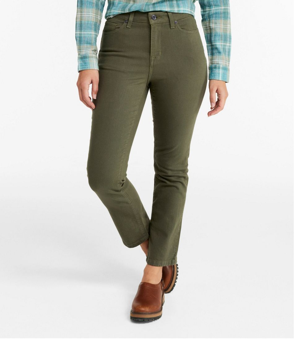 Women's True Shape Jeans, High-Rise Slim-Leg Ankle Colors | L.L.Bean Essential