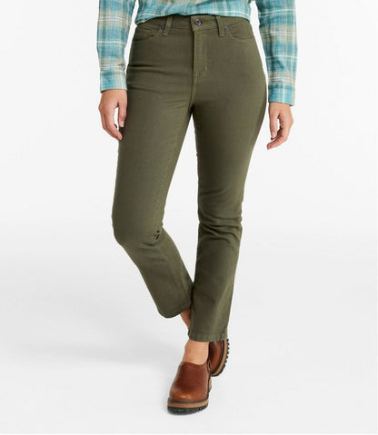 Women's True Shape Jeans, High-Rise Slim-Leg Ankle Colors | L.L.Bean Essential