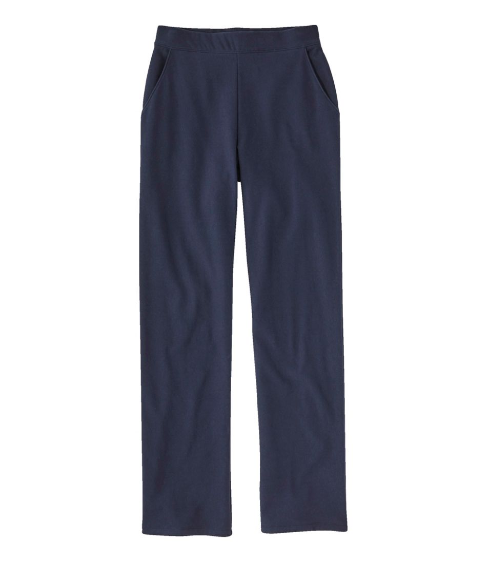 Women's Perfect Fit Pants, Fleece-Backed Straight-Leg | L.L.Bean Best Seller