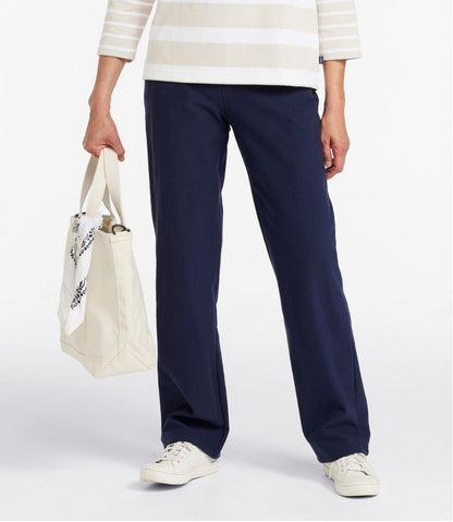 Women's Perfect Fit Pants, Fleece-Backed Straight-Leg | L.L.Bean Best Seller