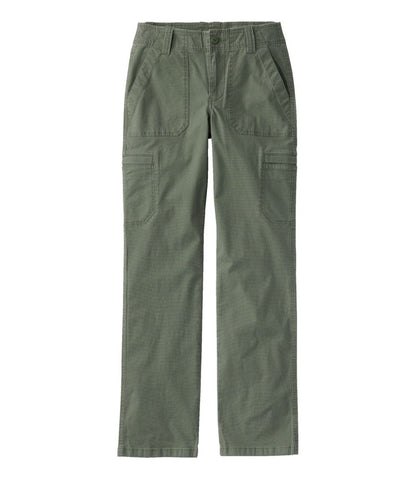 Women's 207 Vintage Cotton Canvas Pants, Mid-Rise Straight-Leg Cargo | L.L.Bean Signature