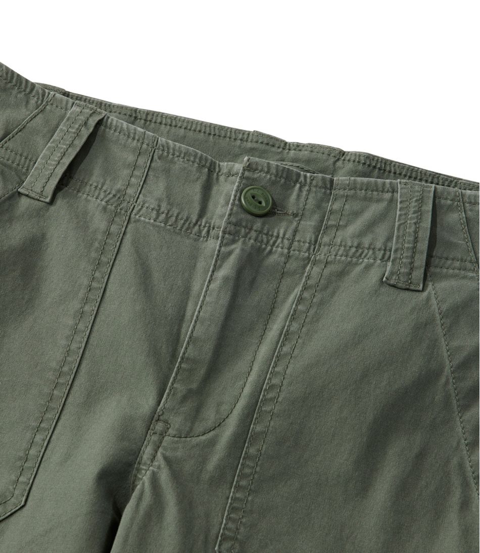Women's 207 Vintage Cotton Canvas Pants, Mid-Rise Straight-Leg Cargo | L.L.Bean Signature