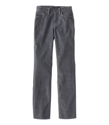 Women's BeanFlex Five-Pocket Corduroy Pants, Mid-Rise Straight-Leg | L.L.Bean Essential