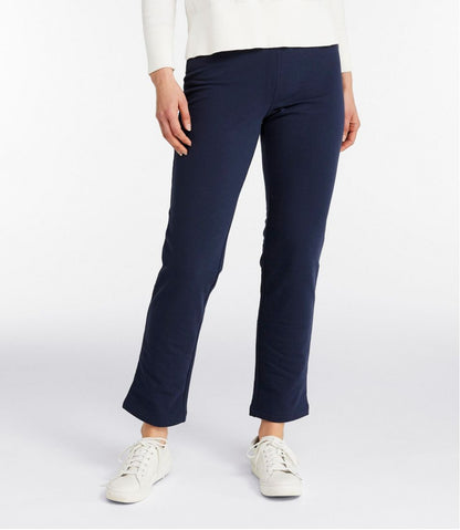 Women's Perfect Fit Pants, Fleece-Backed Slim-Leg | L.L.Bean Everyday