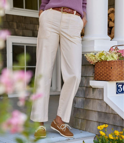 Women's 207 Vintage Cotton Canvas Pants, High-Rise Wide-Leg | L.L.Bean Great Value