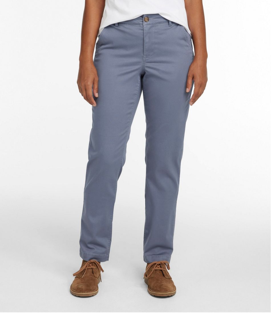 Women's Comfort Stretch Pants, Mid-Rise Straight-Leg Chino | L.L.Bean Popular