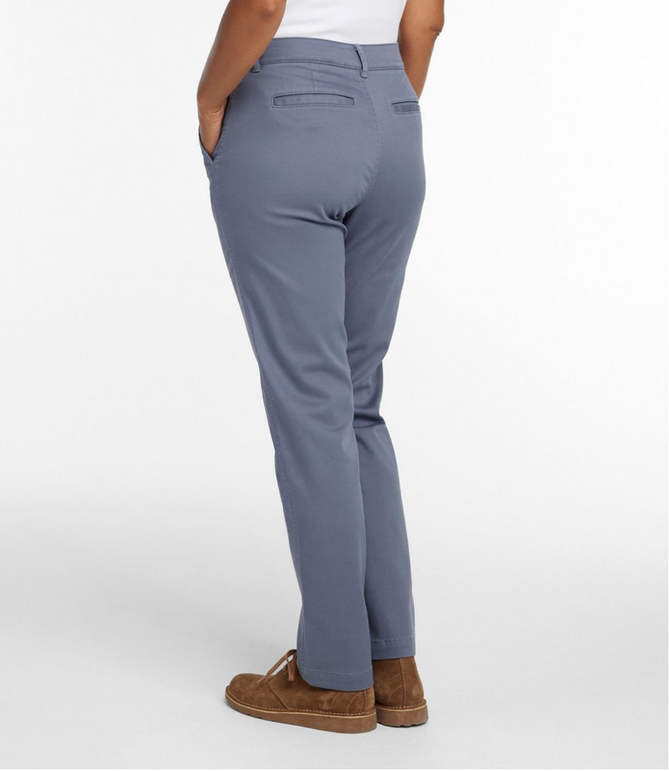 Women's Comfort Stretch Pants, Mid-Rise Straight-Leg Chino | L.L.Bean Popular