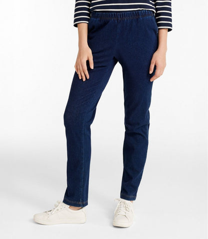 Women's Perfect Fit Pants, Denim Original Tapered Leg | L.L.Bean Exclusive