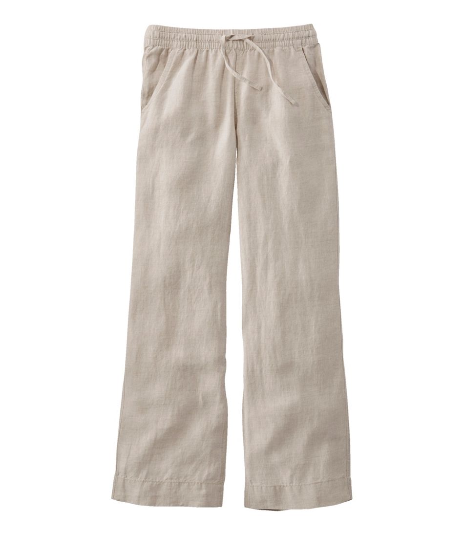 Women's Premium Washable Linen Pull-On Pants | L.L.Bean Classic