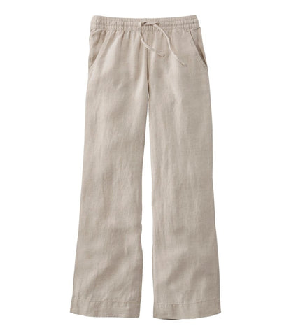 Women's Premium Washable Linen Pull-On Pants | L.L.Bean Classic