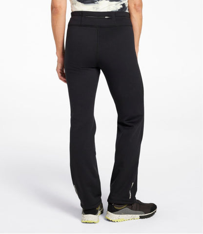 Women's PrimaLoft ThermaStretch Fleece Pants, Mid-Rise Straight-Leg | L.L.Bean Great Value