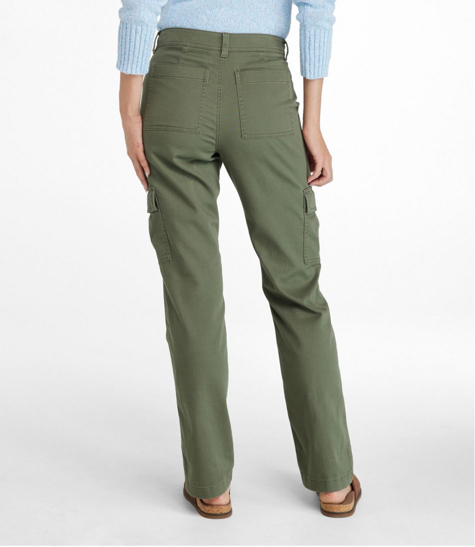Women's Comfort Stretch Pants, Mid-Rise Straight-Leg Cargo | L.L.Bean Latest