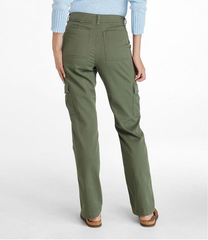 Women's Comfort Stretch Pants, Mid-Rise Straight-Leg Cargo | L.L.Bean Latest