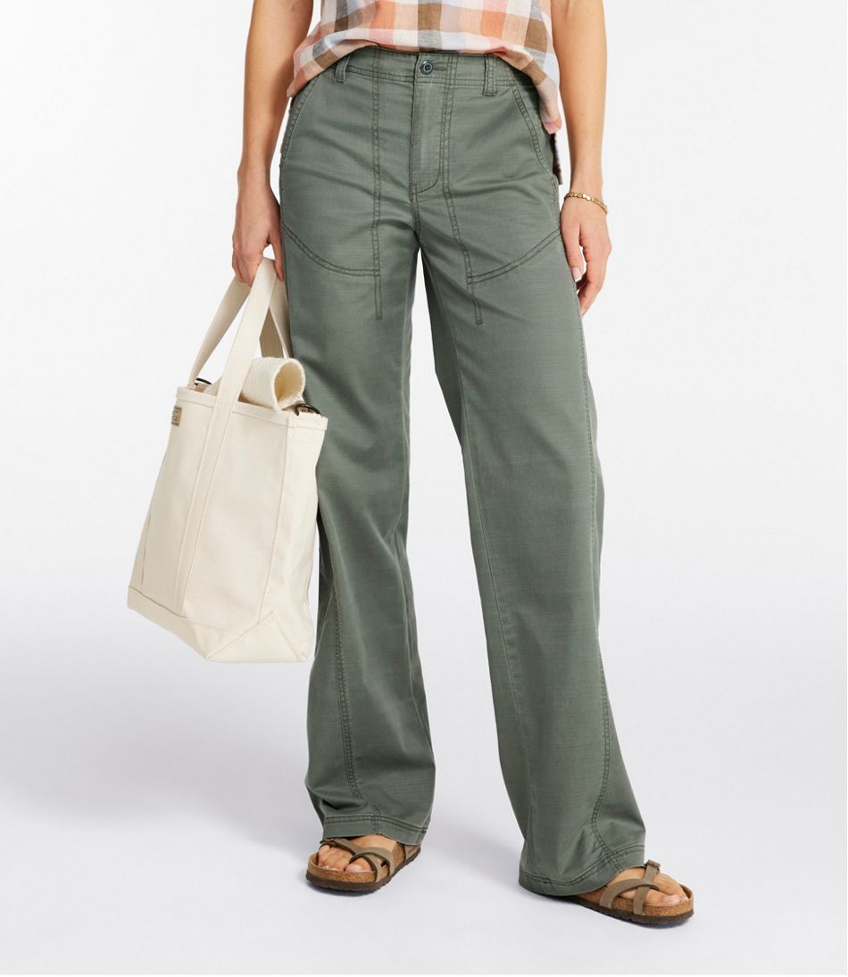 Women's Signature Utility Pants, High-Rise Wide-Leg | L.L.Bean Trending