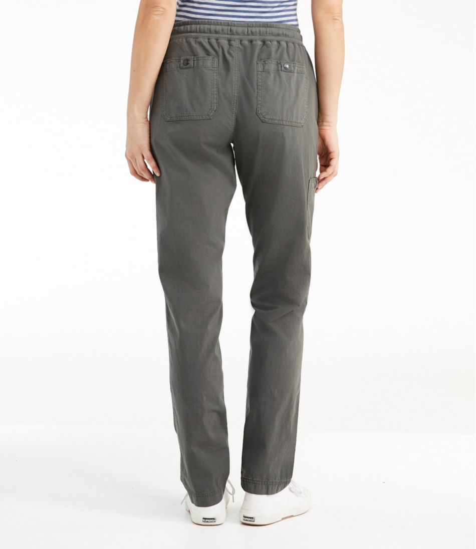 Women's Stretch Ripstop Pull-On Pants, Slim-Leg | L.L.Bean Recommended