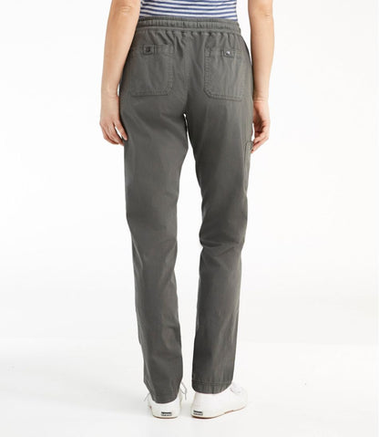Women's Stretch Ripstop Pull-On Pants, Slim-Leg | L.L.Bean Recommended