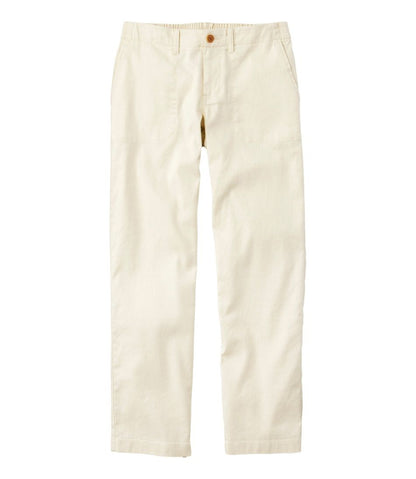 Women's Comfort Stretch Cotton/Linen Pants, High-Rise Ankle | L.L.Bean Signature