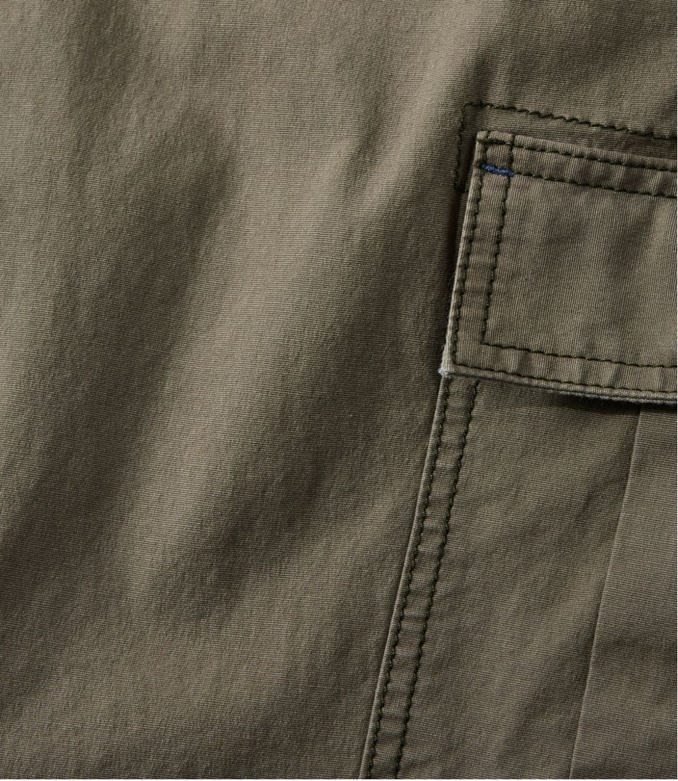 Women's Stretch Canvas Cargo Pants, Mid-Rise Straight-Leg | L.L.Bean Featured