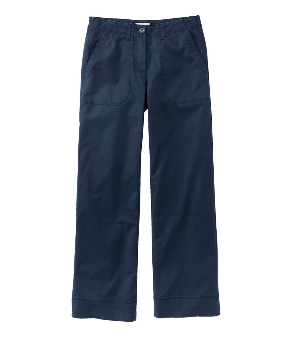 Women's Signature Utility Pants, Mid-Rise Wide-Leg Ankle-Length | L.L.Bean Popular