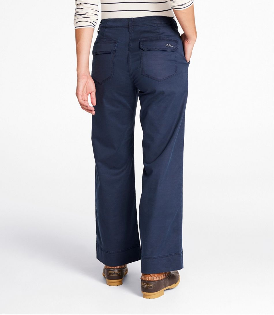 Women's Signature Utility Pants, Mid-Rise Wide-Leg Ankle-Length | L.L.Bean Popular