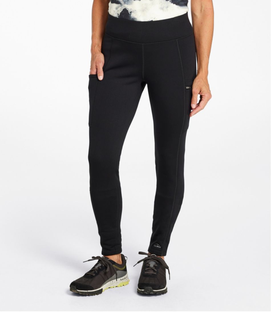Women's PrimaLoft ThermaStretch Fleece Pocket Tights, Mid-Rise | L.L.Bean Trending
