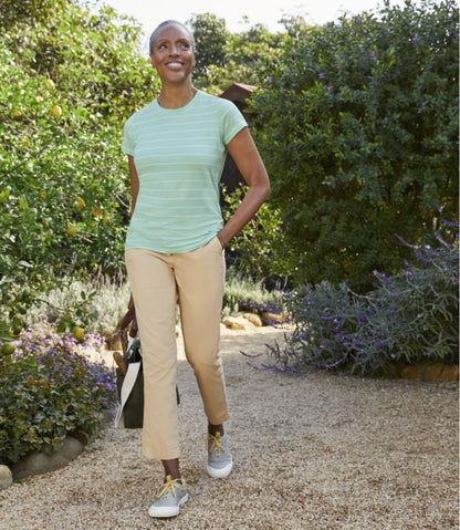 Women's Lakewashed Chino Pants, Mid-Rise Pull-On Ankle | L.L.Bean Exclusive