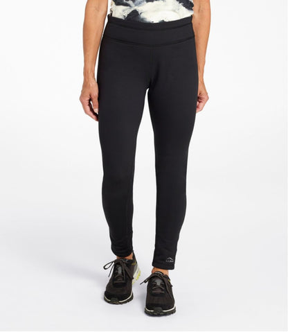 Women's PrimaLoft ThermaStretch Fleece Tights, Mid-Rise | L.L.Bean Signature