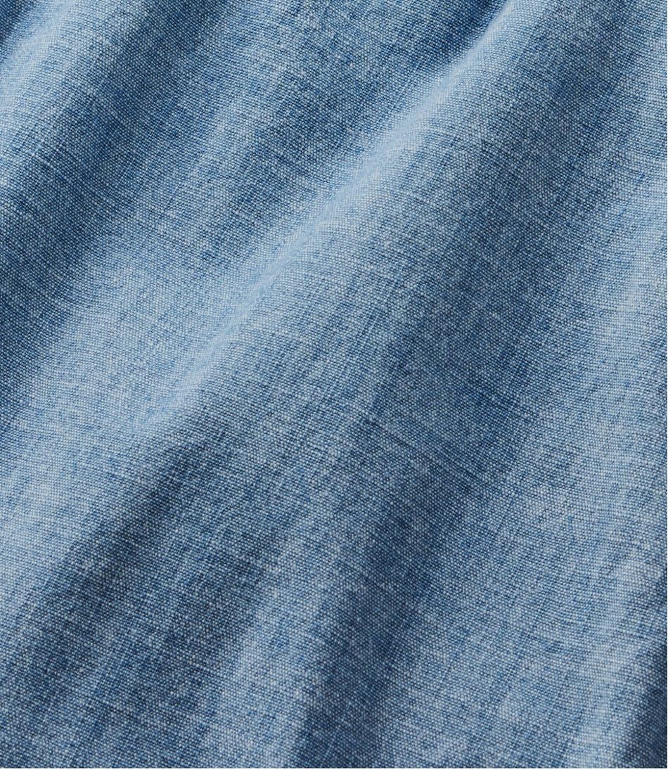 Women's Lakewashed Pull-On Chinos, Mid-Rise Chambray Ankle Pants | L.L.Bean Everyday