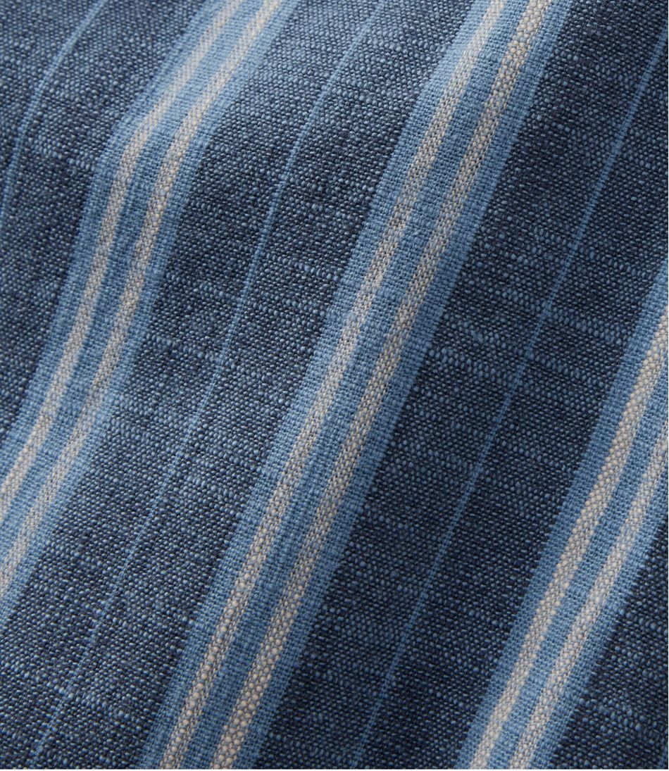 Women's Lakewashed Pull-On Chinos, Mid-Rise Wide-Leg Stripe Chambray | L.L.Bean Value