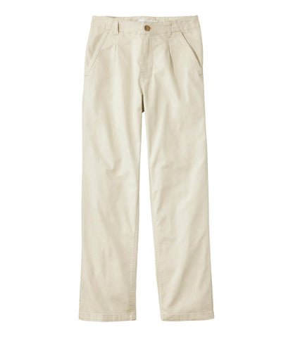 Women's Signature Easy-Cotton Pleated Chinos, Ankle | L.L.Bean Latest