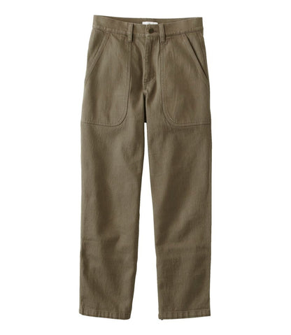 Women's Signature Washed Cotton Barrel Pants, High-Rise Tapered Leg | L.L.Bean Latest