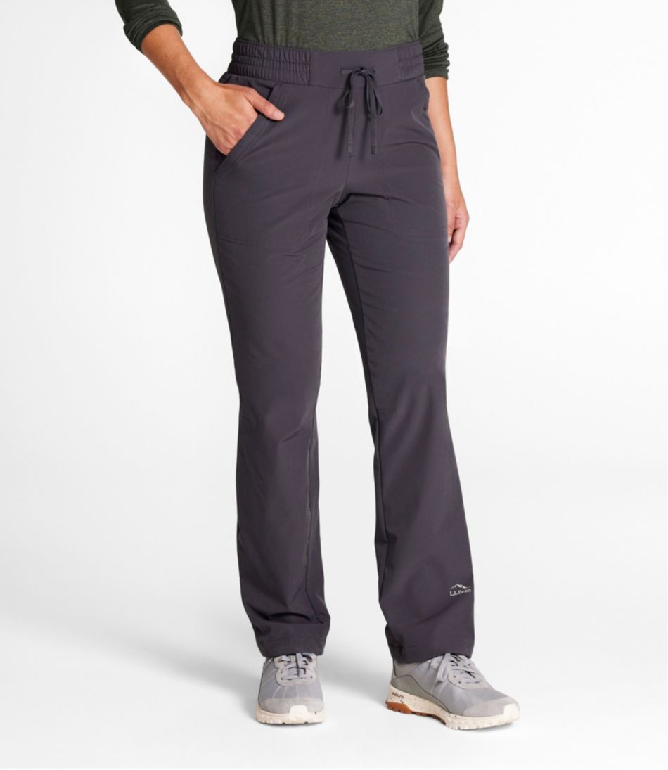 Women's VentureStretch Trail Pants, Brushed-Back Straight-Leg | L.L.Bean Featured