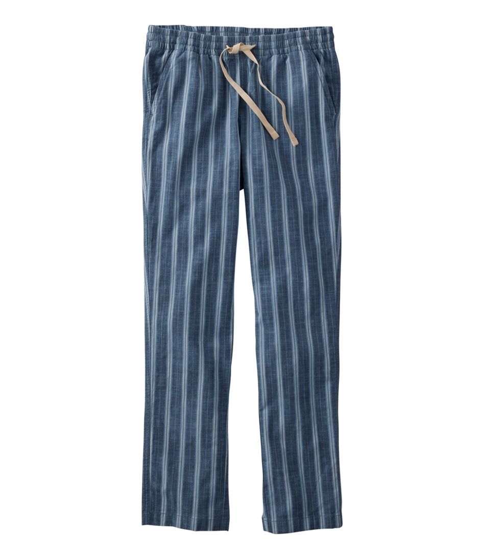 Women's Lakewashed Pull-On Chinos, Mid-Rise Tapered-Leg Chambray Ankle Pants | L.L.Bean Trending